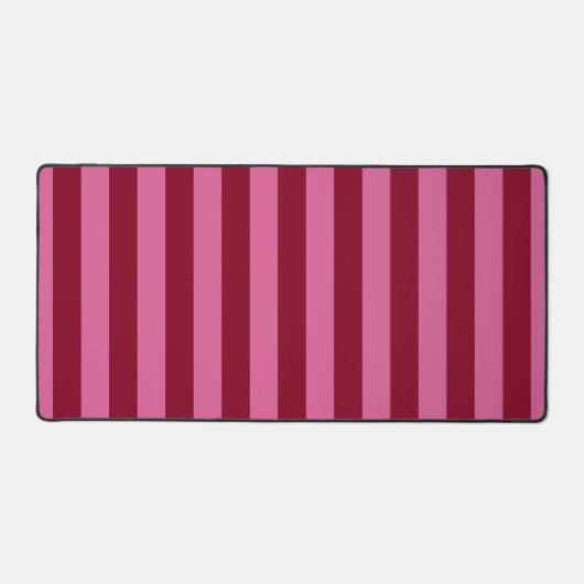 Salsa Flamingo Pink Stripe Bureaumat (Voorkant)