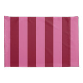 Salsa Flamingo Pink Stripe Kussensloop (Achterkant-Rechts)