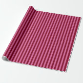 Salsa Flamingo Roze Streep Cadeaupapier (Uitgerold)