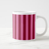 Salsa Flamingo Roze Streep Grote Koffiekop (Rechts)