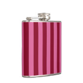 Salsa Flamingo Roze Streep Heupfles (Rechts)