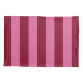 Salsa Flamingo Roze Streep Kussensloop (Achterkant-Links)