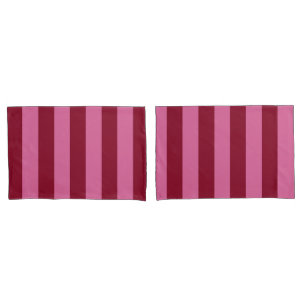 Salsa Flamingo Roze Streep Kussensloop
