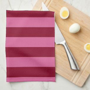 Salsa Flamingo Roze Streep Theedoek