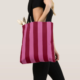 Salsa Flamingo Roze Streep Tote Bag