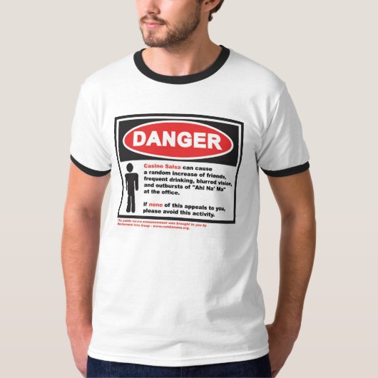 Salsa - Gevaar T-shirt (Voorkant)