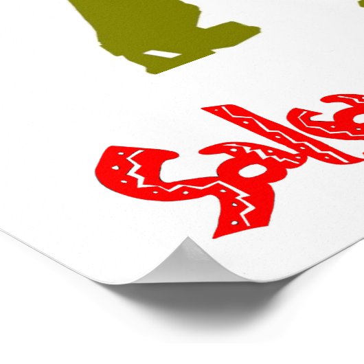 Salsa Gold Print! Poster (Hoek)