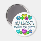Salsa Happiness Magneet (Voorkant / Achterkant)