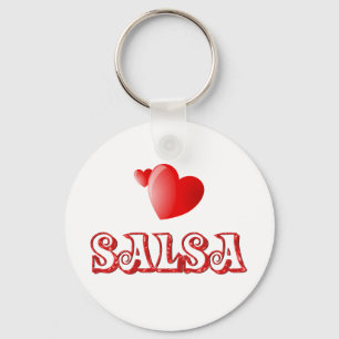 Salsa Hearts Sleutelhanger