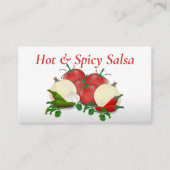 Salsa Hot Peppers Visitekaartje (Voorkant)