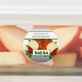 Salsa Inblikken Aangepast voedseletiket Labels (Aangebracht)