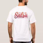 Salsa is mijn liefdestaal Danser T-shirt (Achterkant)