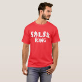 SALSA KING T-shirt - Voor salsa-dansliefhebbers (Voorkant volledig)
