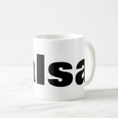 salsa koffiemok (Voorkant rechts)