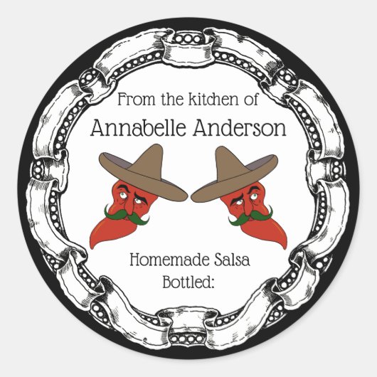 Salsa Label personaliseren (Voorkant)