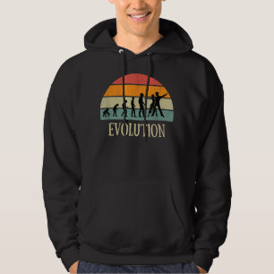Salsa man evolutie humor dansen salsa leuk hoodie