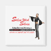 Salsa met Silvia magneet (Voorkant)