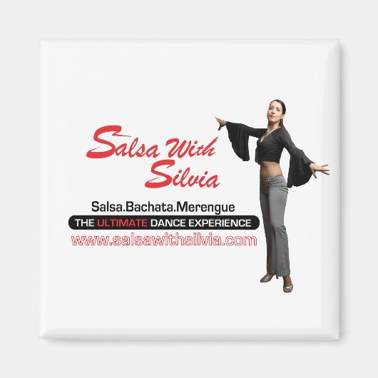 Salsa met Silvia magneet (Voorkant)