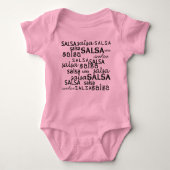 SALSA-modelstructuur voor salsera of salsero-baby Romper (Voorkant)
