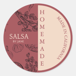Salsa Modern Business Label