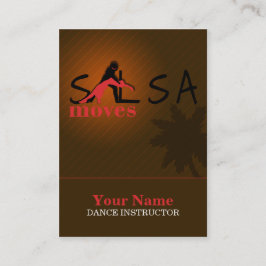 Salsa Moves - Business-, Schedule Kaart Afsprakenkaartje