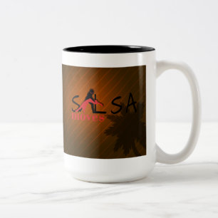 Salsa Moves - Mok, beker Tweekleurige Koffiemok