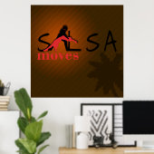 Salsa Moves - Poster (Thuiskantoor)