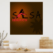 Salsa Moves - Poster (Keuken)