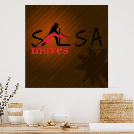 Salsa Moves - Poster (Keuken)