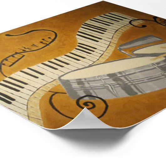 Salsa Music Poster (Hoek)