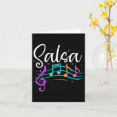 Salsa Musical Notities Latin Music Dance (Gele Bloem)