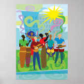 Salsa Musicians Poster (Voorkant)