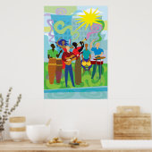 Salsa Musicians Poster (Keuken)