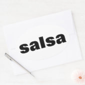 salsa ovale sticker (Envelop)