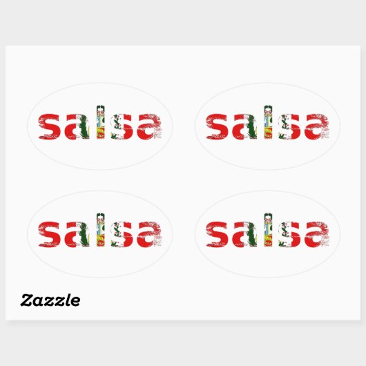 salsa Peru Ovale Sticker (Vel)