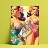 Salsa Pin-ups Briefkaart