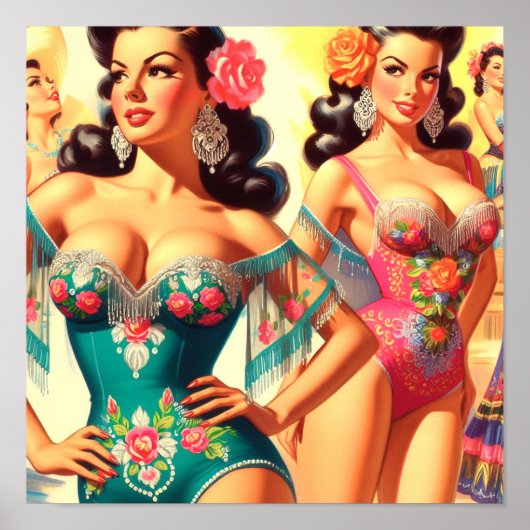 Salsa Pin-ups Poster (Voorkant)