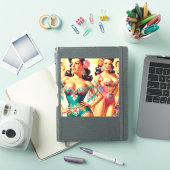 Salsa Pin-ups Sticker (iPad Cover)
