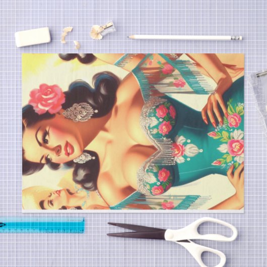  Salsa Pin-ups Tissuepapier (Craft)