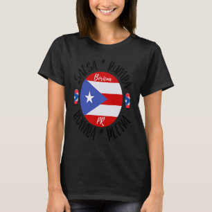 Salsa Plena Bomba Rumba Salsa Dans voor vrouw mann T-shirt