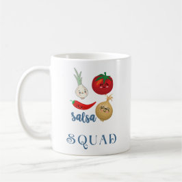 salsa squad Schattige eten humor quote Grappig Koffiemok