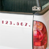 "Salsa stappen" bumpersticker (Op Truck)