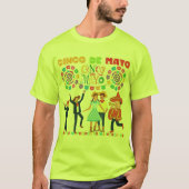 Salsa Sunset Celebration veiligheids groen T-shirt (Voorkant)