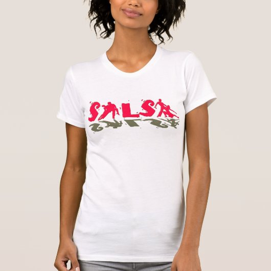 SALSA T-shirt - Voor salsa-dansliefhebbers (Voorkant)