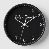 Salsa Time Clock - Funny Latijnse Dance Step Timin (Voorkant)