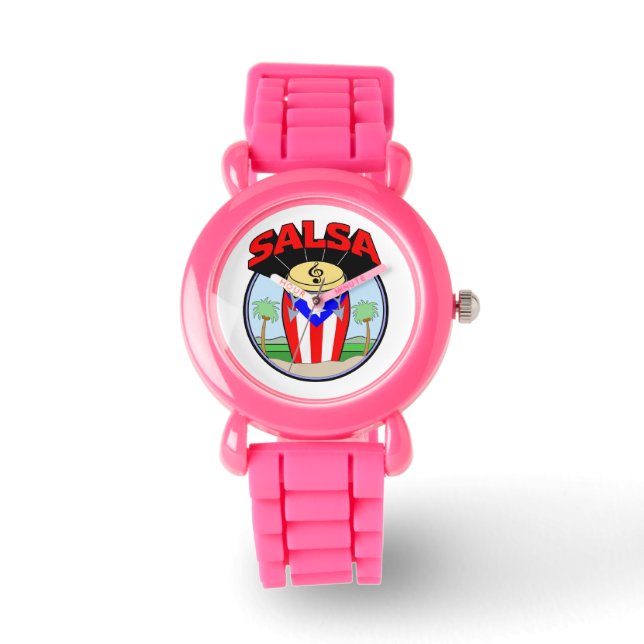 Salsa Time. Horloge (Voorkant)