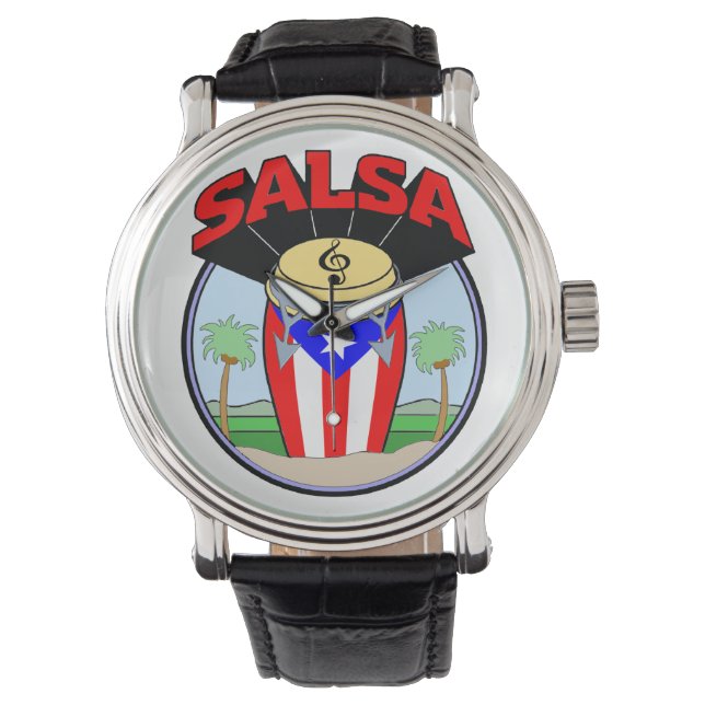Salsa Time. Horloge (Voorkant)