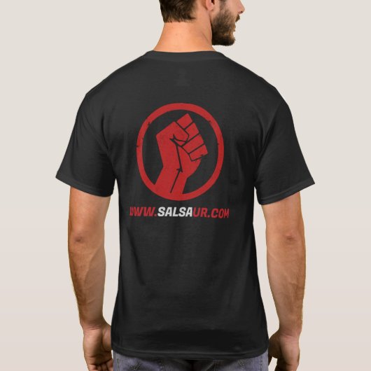 Salsa Underground T-Shirt Mannen Logo 2 (Achterkant)