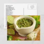 Salsa Verde Briefkaart (Voorkant / Achterkant)