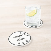 SalsaClock Zandsteen Onderzetter (Zijkant)